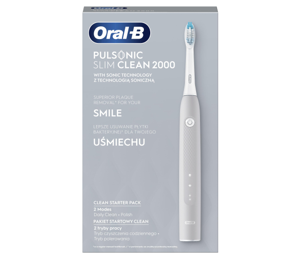 Oral-B Pulsonic Slim Clean 2000 Grey - 1009024 - zdjęcie 2